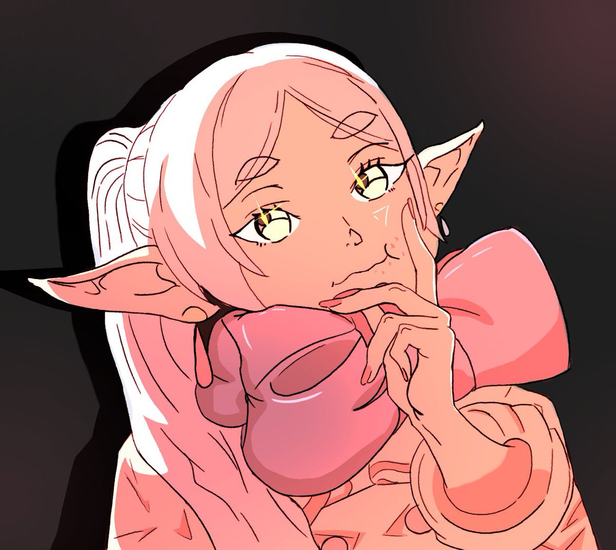 Flomple_'s tweet photo. Day 2 of drawing until I collapse..
#wip #illustration #rkgk #frierenfanart https://t.co/K4jCsK6hhZ