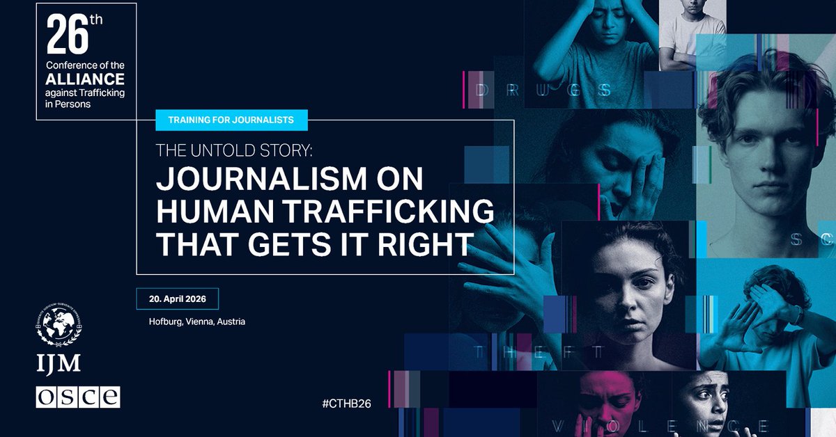 osce_cthb's tweet image. 📰NOW: Training for journalists with @IJM on reporting #Trafficking &amp;amp; #ForcedCriminality
"The untold story: Journalism on #HumanTrafficking that gets it right."🎤 Keynote by award-winning journalist @PhoebeMcIndoe 
Interactive sessions with experts w/ lived experience #CTHB26