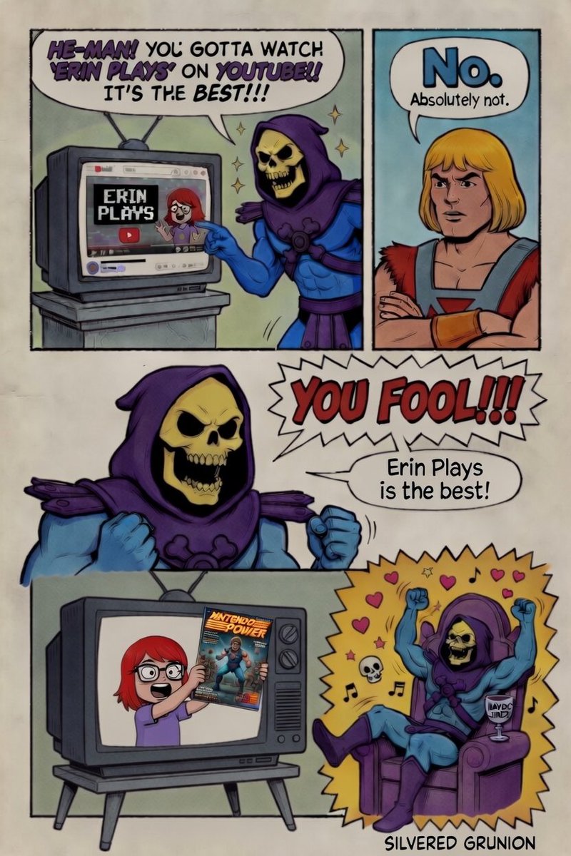 silveredgrunion's tweet image. New Video from @erinplays87 and everybody is watching! This #Sunday just got epic.  #retrogames #nintendopower #erinplays