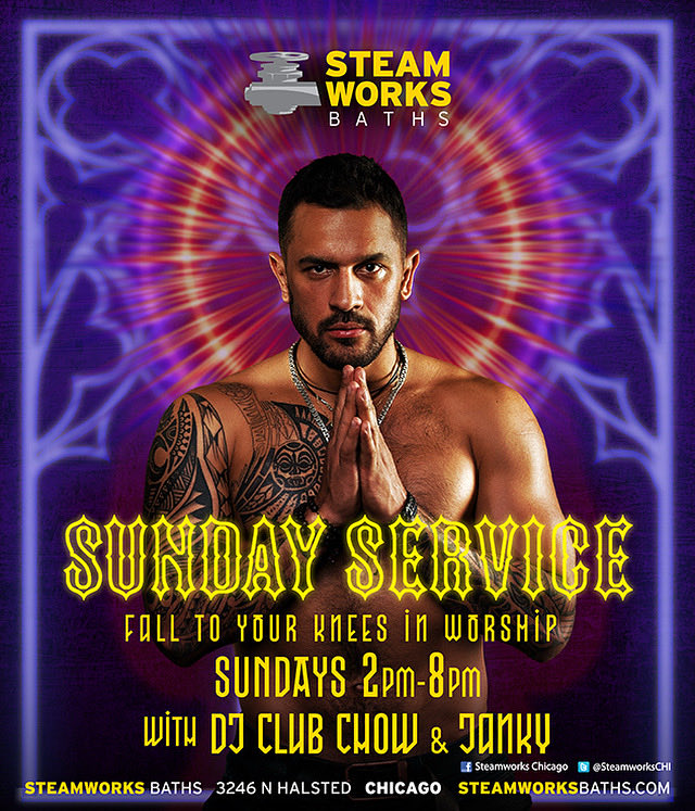 SteamworksCHI's tweet image. Sunday Services @SteamworksCHI run 2p-8p.  Sin a lot while @kevinchowder gets the beat going.  #sundayservice