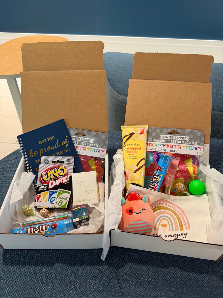 BHFoundforChild's tweet photo. Celebrating #NationalVolunteerMonth by assembling 165 Birthday Boxes for @Birthdaysmatter 🎉💛 So proud of our Home Office team! https://t.co/zoA3RzjxYE