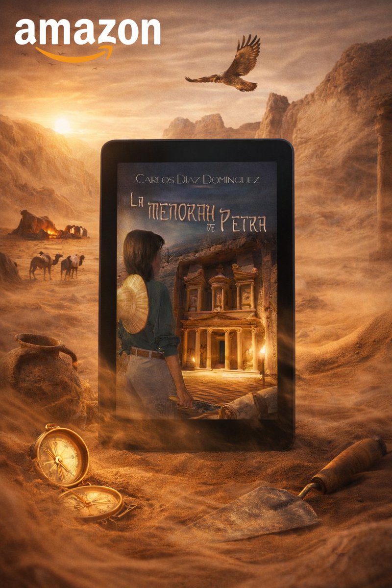 carlosdd59's tweet image. La menorah de Petra: "…gracias por haber ocupado de tan buena manera mis ratos de ocio…"  más de 500 valoraciones  de 5 estrellas. #Gratis con la opción #KindleUnlimited #Israel #Palestina #Mossad #ONU amazon.es/menorah-Petra-…