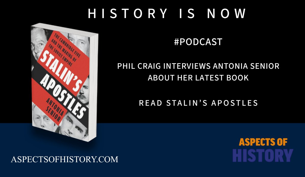 AspectsHistory's tweet image. #Podcast
@philmcraig interviews @Tonisenior 
about her latest book.
megaphone.link/IMP2301772557

Read Stalin's Apostles
amzn.eu/d/05STWzLD

One of our books of the year

@HodderNonFic

#ww2 #espionage #spies