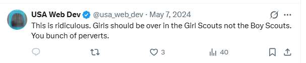 Ghost_daze's tweet photo. @usa_web_dev Next they can bring back segregated schools? Tell us you're a white male wanna be politician without telling us it. https://t.co/HUDWhiM4cr