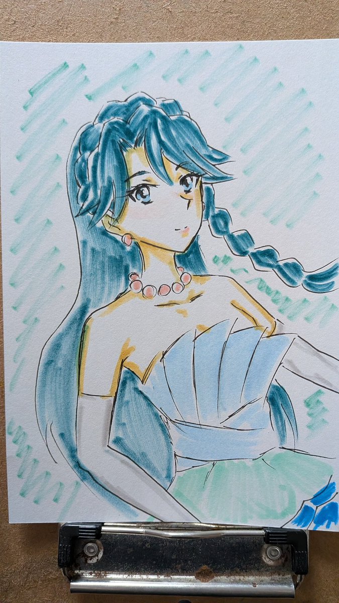 「#ゴープリ10周年なので海藤みなみさん3733枚描いてお祝い (1547.164」|沖庵のイラスト