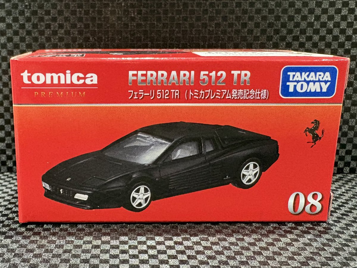 2022Kyo's tweet image. FERRARI 512 TR トミカプレミア販売記念仕様
ブラックのTRもカッコいいな
ヘッドライトとボンネット開閉アクションが有るのも素晴らしい👍
#トミカ
#tomica
#ferrari