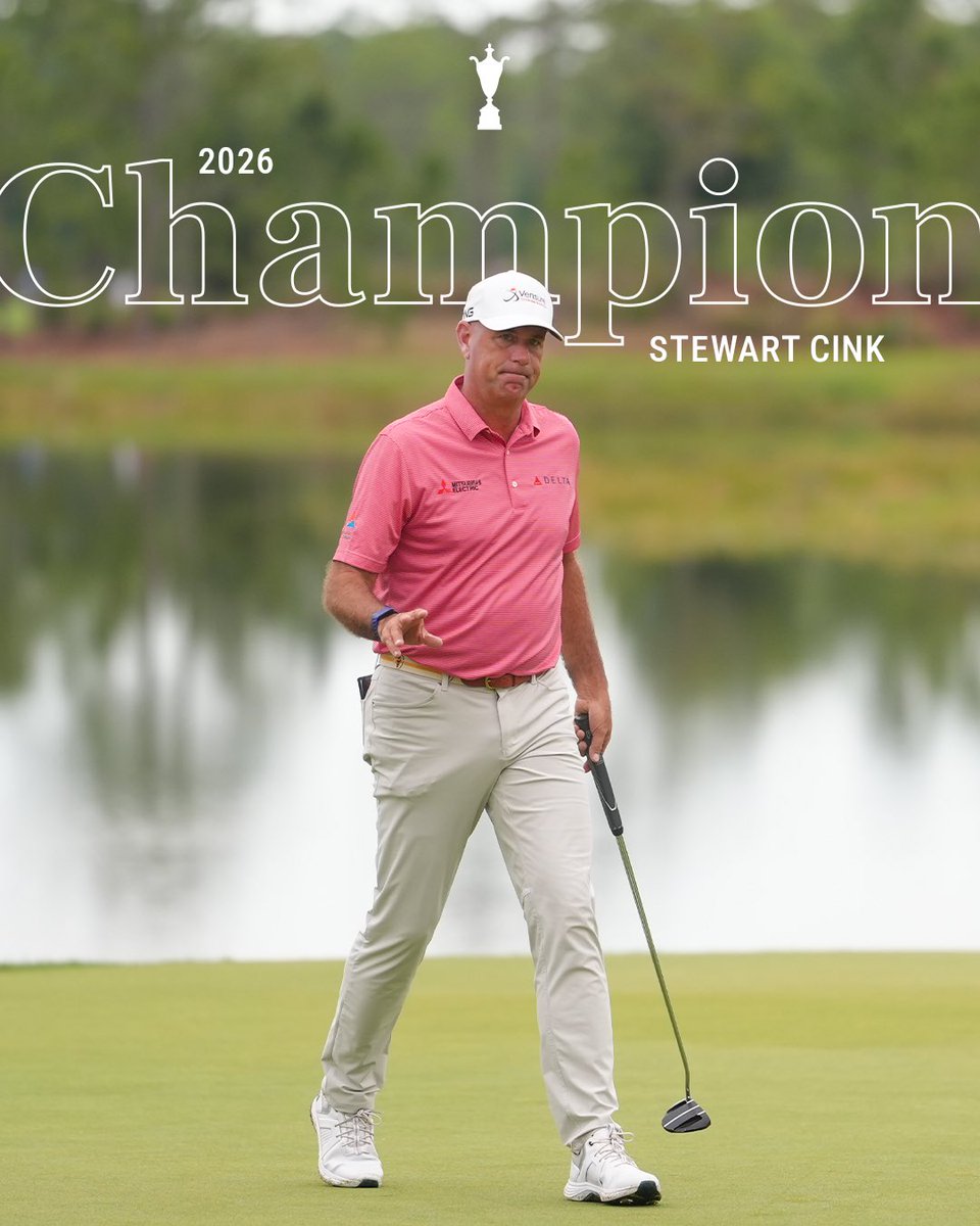 seniorpgachamp's tweet image. Stewart Cink is the 2026 Senior PGA Champion! 🏆

#SrPGAChamp