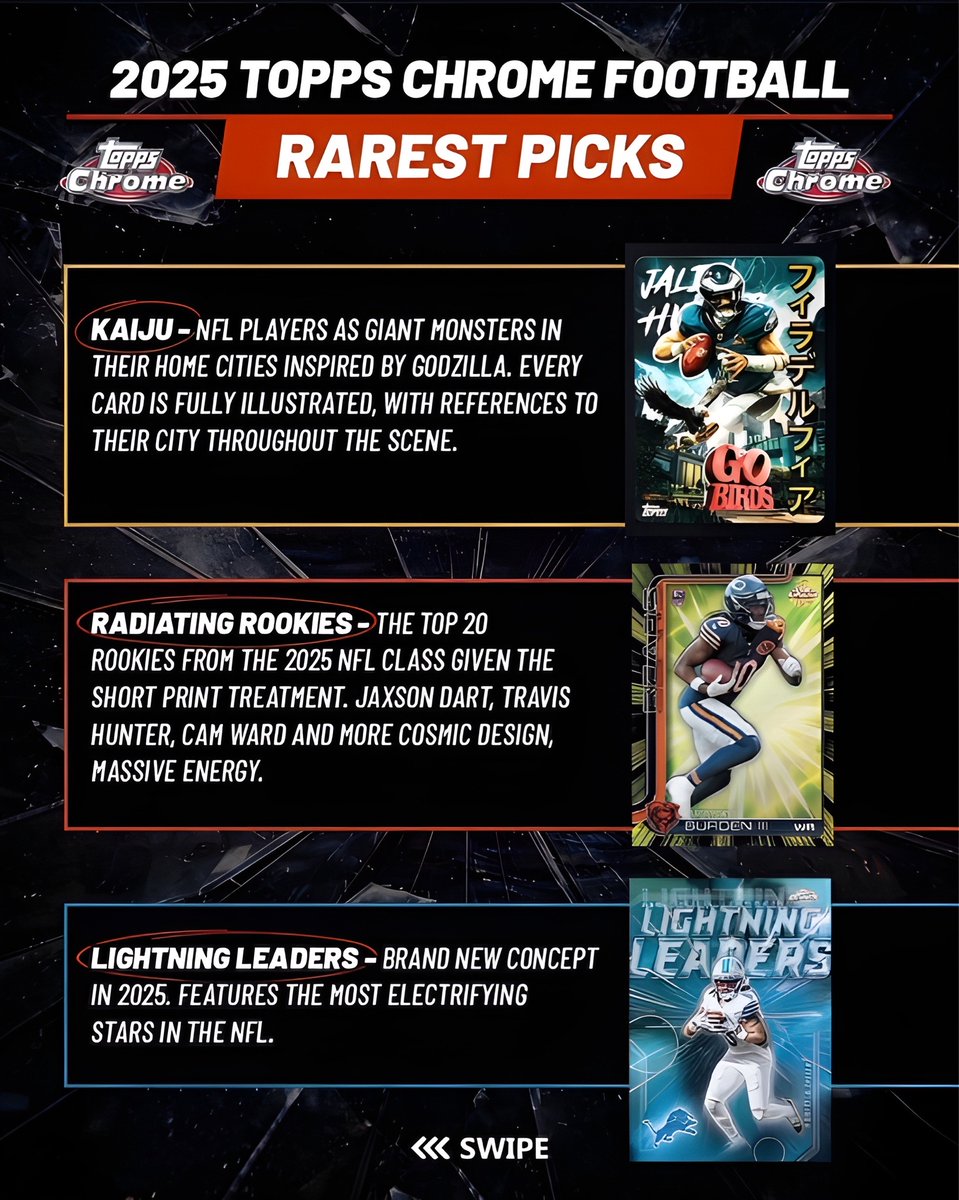Erraticdrops's tweet image. Expand your collection with Topps, now available at Erratic Drops. Best of luck to our first-time buyers—we can't wait to see what you pull! #topps #nfl #football #collectibles 

Let us know if you hit any of these rare cards!