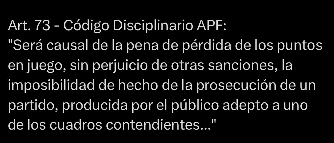 Partido suspendido, Olimpia vs Cerro Porteño, disturbios en el sector de la hinchada de Cerro Porteño, Artículo 73 Sanción disciplinaria APF, pérdida de puntos para Cerro.