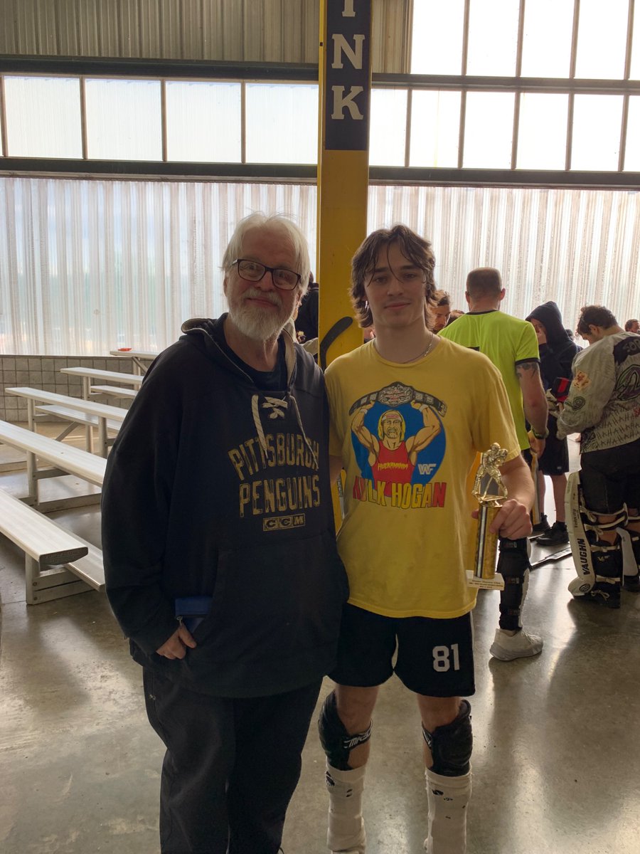Ball hockey Rec C MVP Tony Kiger of champion Valhalla! Tournament at <a href="/RMU_ISC/">Island Sports Center</a> !