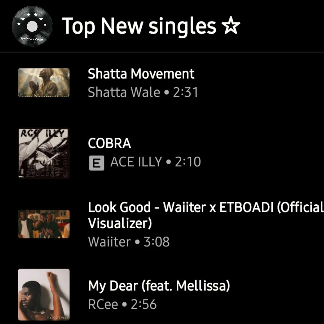 TopRaverRadio's tweet image. Top New Singles this week 📌
#lock in 
#ravers #ravewithus