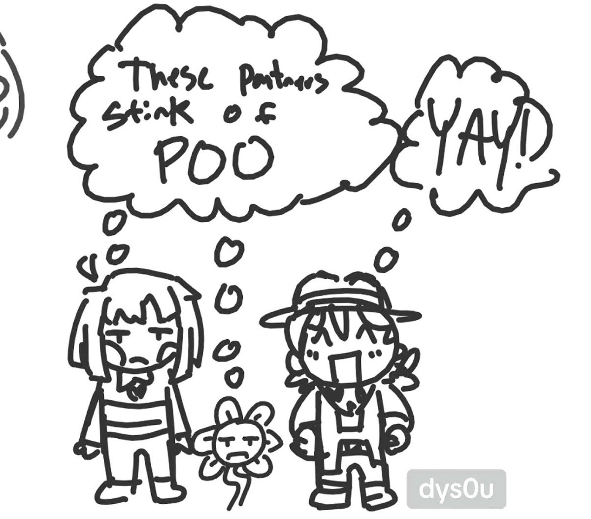 dys0u's tweet image. utry (sortve) doodles
[ #cocoapowder #undertale #undertaleyellow #dysouart ]