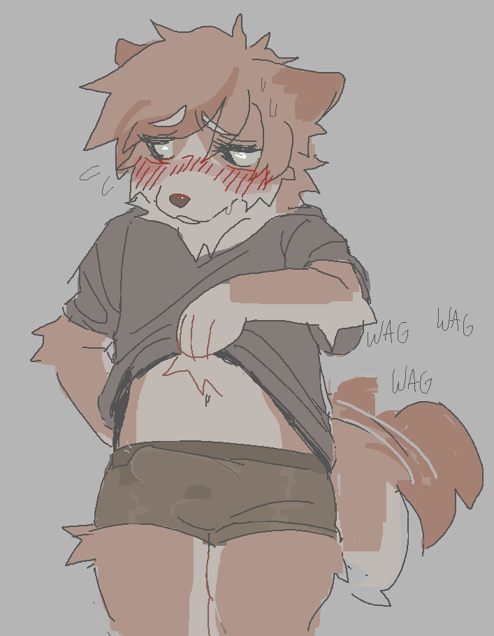 can u give him a belly rub? 🦴