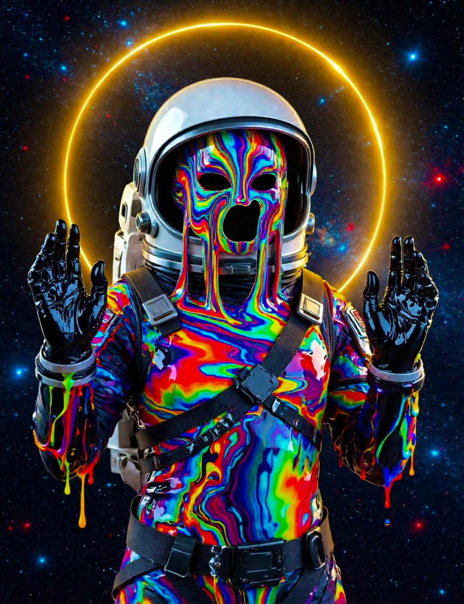 aiaicreate's tweet image. Stable Diffusionスレッド、「恐れるな」と題された投稿。
片方のリュックストラップがない人物が手を挙げる異様な画像が話題に。
そのユニークな描写が高評価を集め、生成方法の問いには「Acid（アシッド）」との回答。
プロンプトか表現の比喩かは不明。

#StableDiffusion #AIアート

URLはリプ⬇️