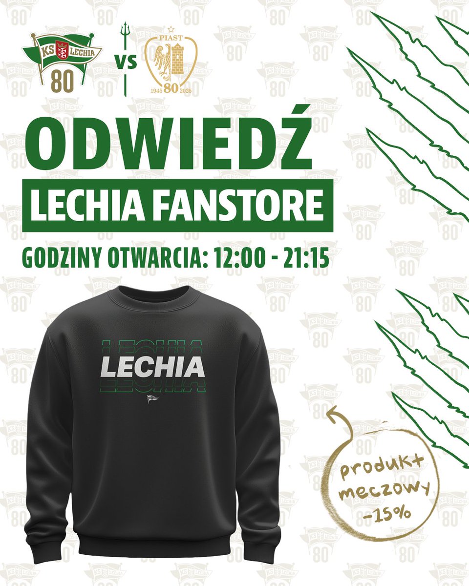 LechiaFanstore's tweet photo. Przed jutrzejszym meczem zajrzyjcie do @LechiaGdanskSA Fanstore i sprawdźcie najnowsze promocje! 🇳🇬

🌐 https://t.co/k7IJT7lbu3

🏟 @PolsatPlusArena https://t.co/kHsQnytoGX