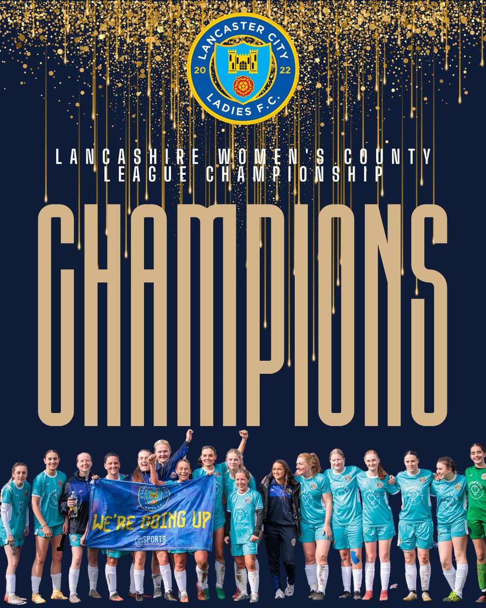 DollyLadies22's tweet photo. Lancaster City Ladies- Lancashire Women's County League Championship Winners

Goodnight Dollies  🏆💙 https://t.co/F0UfHVN2lO