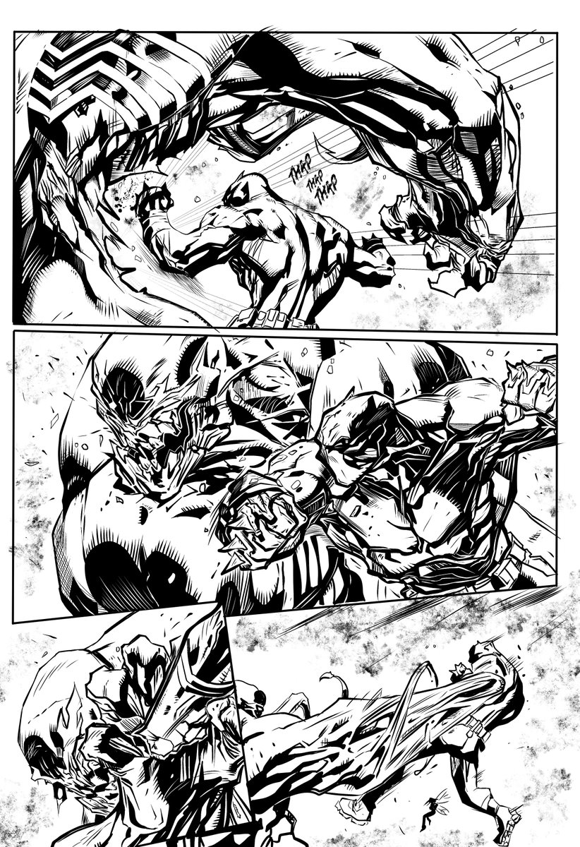 underdoginker's tweet image. applying digital inks for practice on @JoeMadx pencil sketch #ink #digitalinking #artwork #inkcomic #CLIPSTUDIO