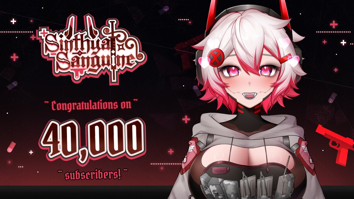 Congratulations <a href="/SinthyaSanguine/">Sinthya Sanguine 💉 🍷【VAllure】</a> on reaching 40,000 subscribers!