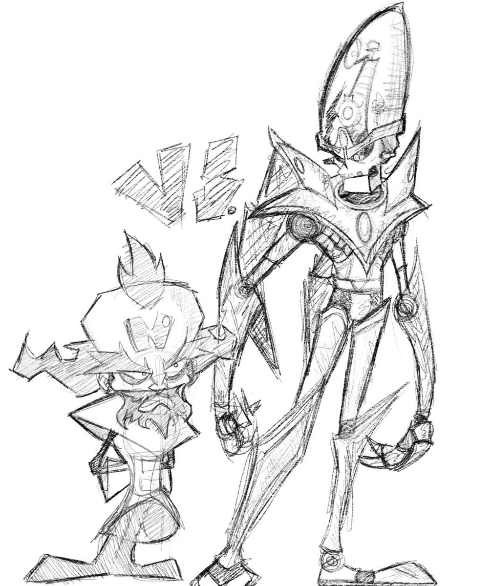 Who's the better mad genius? (Art by Me)