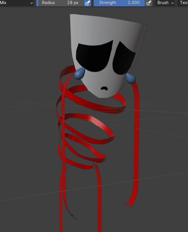 orangenerage's tweet image. i decided to learn blender (special guest the tadc cast) #3dmodeling #tadc #jax #gangle