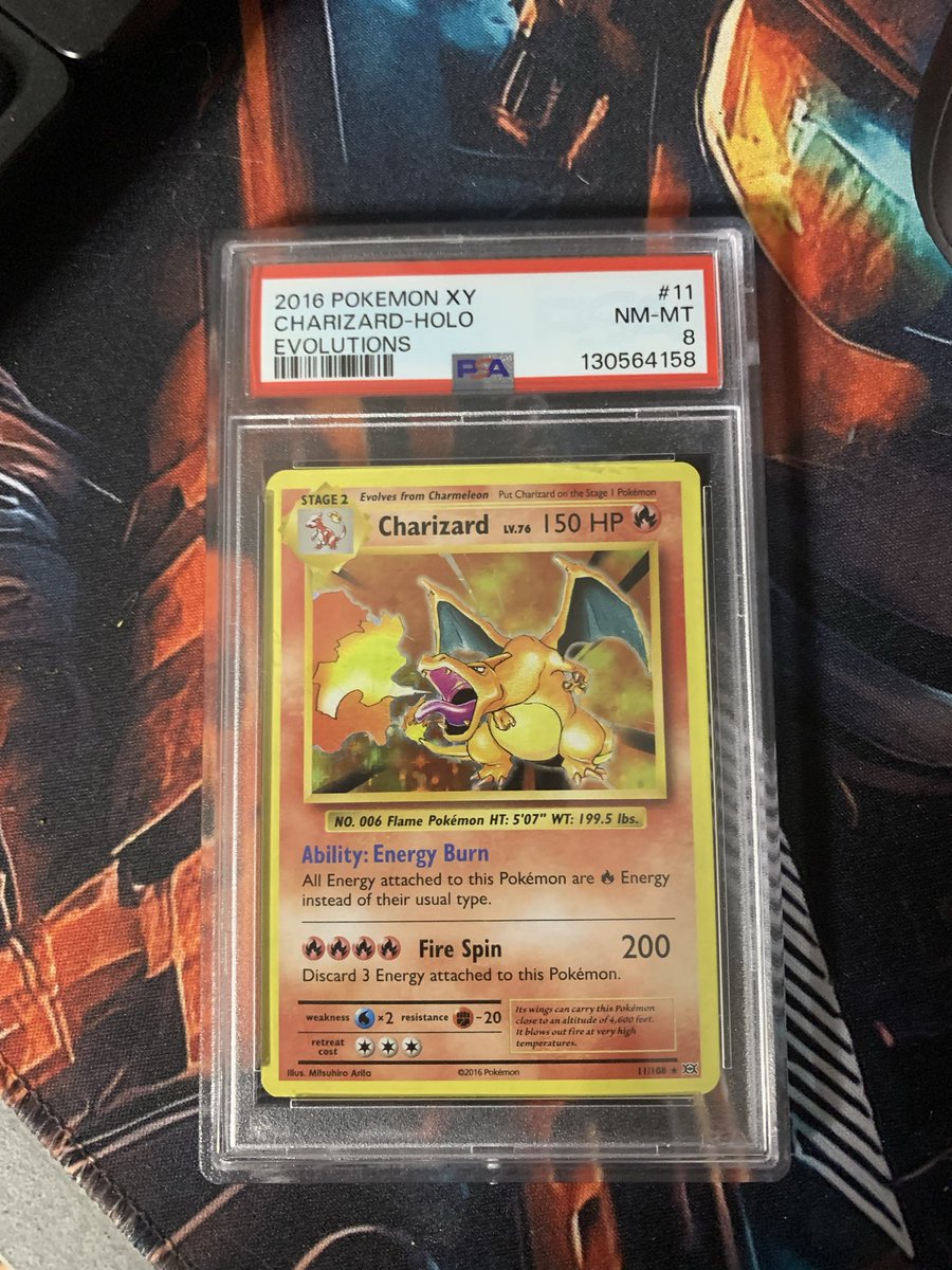 ScottHarback89's tweet image. Just picked up! CHARIZARD HOLO🔥🔥🔥#pokemon #charizard #tradingcards #anime #cartoon #collection #psa