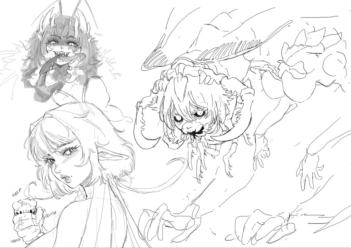 StormriderArt's tweet photo. Fun bugs sketches all around 

#JunipArt #pheromoanart #KanCraft https://t.co/ueCvyaWle8