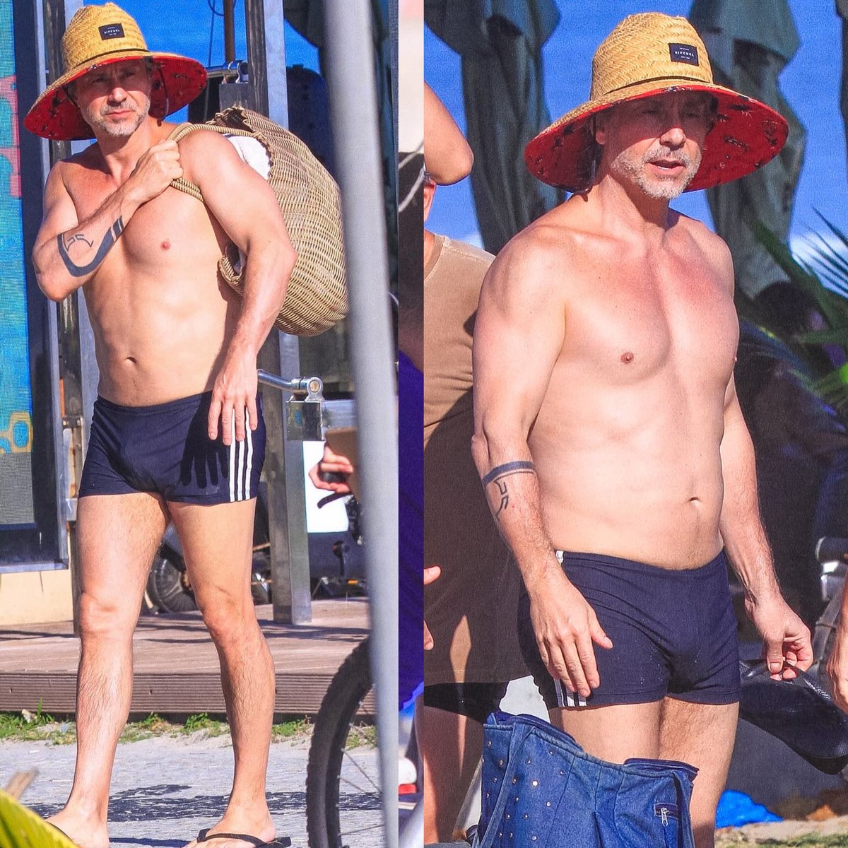 Alexandre Nero num dia de praia. 
O melhor vinho da adega. 🫦😮‍💨