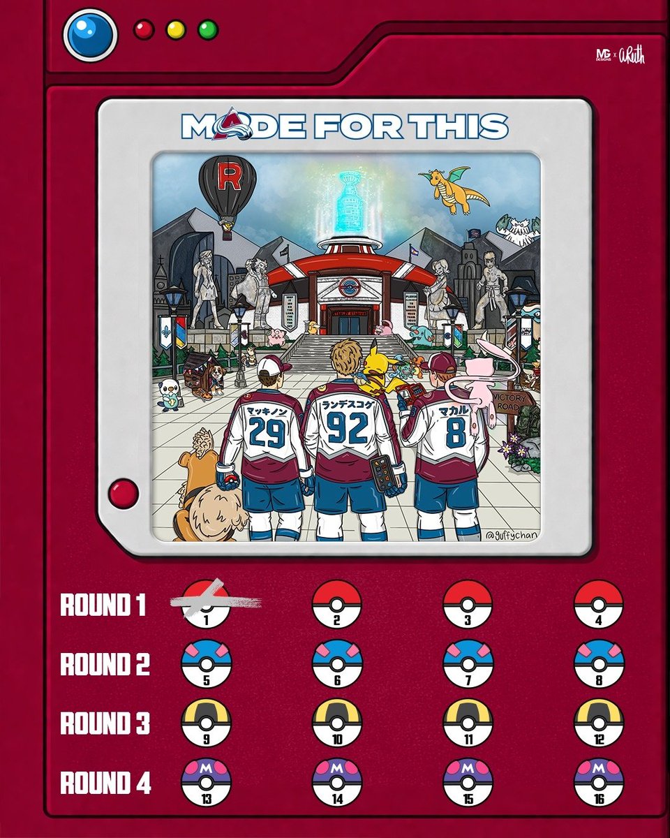 's tweet image. 1/16 done!!!

#GoAvsGo | #MadeForThis