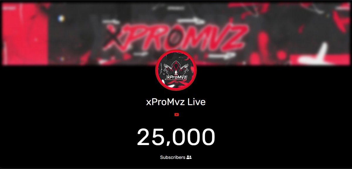 xProMvz's tweet photo. 25,000 subscribers on xProMvz Live. https://t.co/dPIDYUuqko
