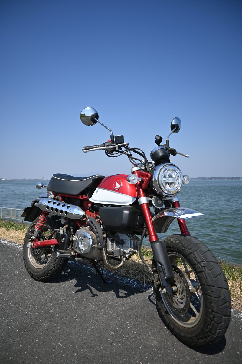 おはようございます。
今日も天気が良さそうです。

カメラ　Zfc
レンズ　NIKKOR Z DX 16-50mm f/3.5-6.3 VR
#ニコン　#Zfc #ホンダ　#原付　#モンキー125