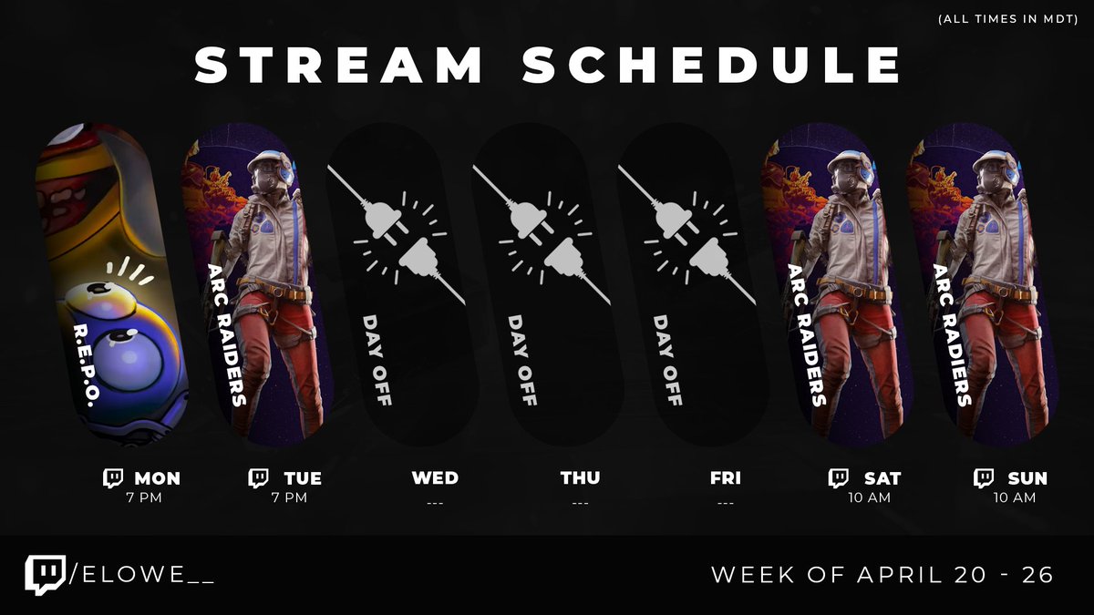 eLowe__'s tweet photo. 🗓️ A little change of pace with R.E.P.O. tomorrow then back to Arc Raiders for the week. https://t.co/Dsy9BOjGzY