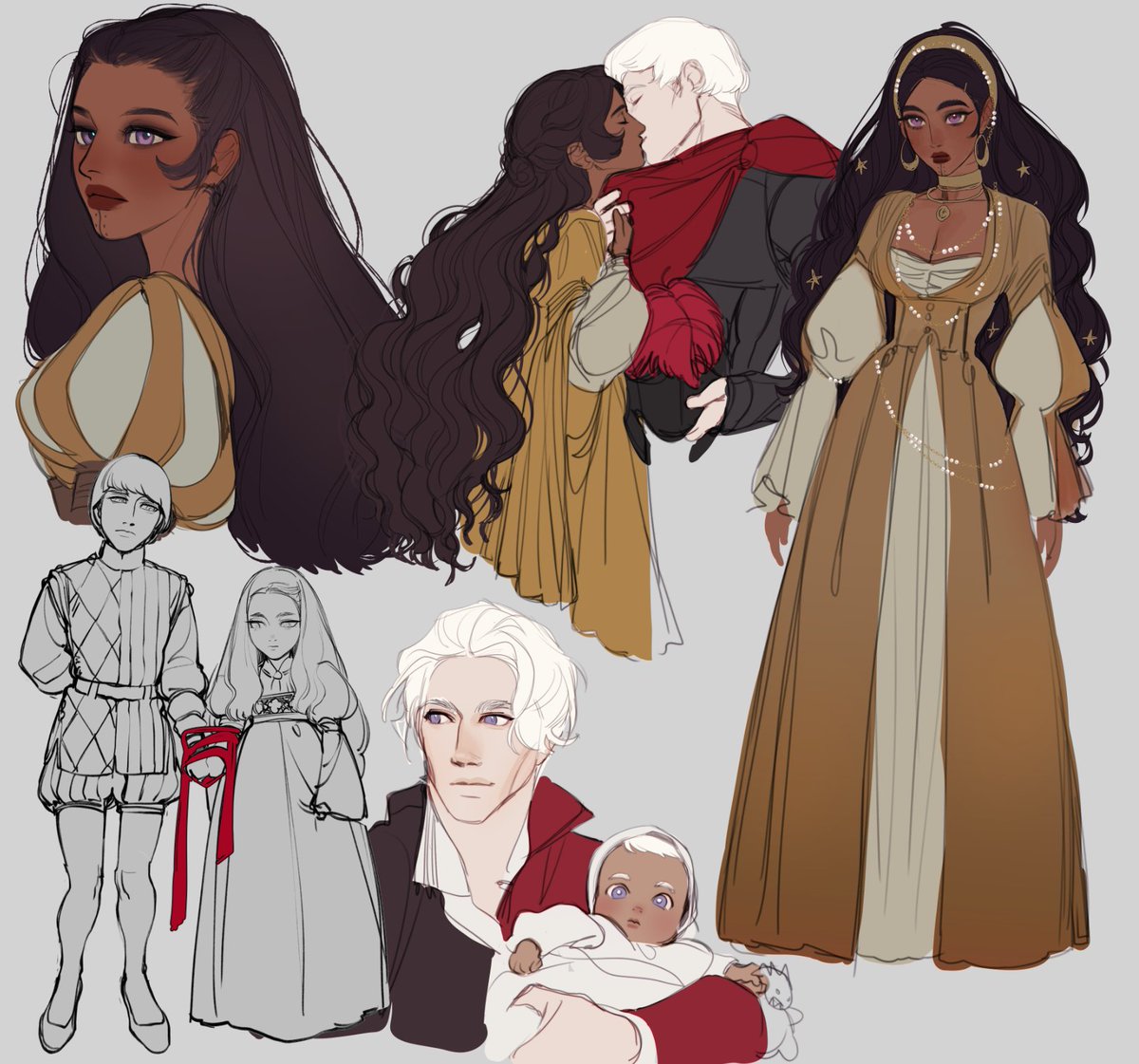 Targaryen + Martell ASOIAF OCs
