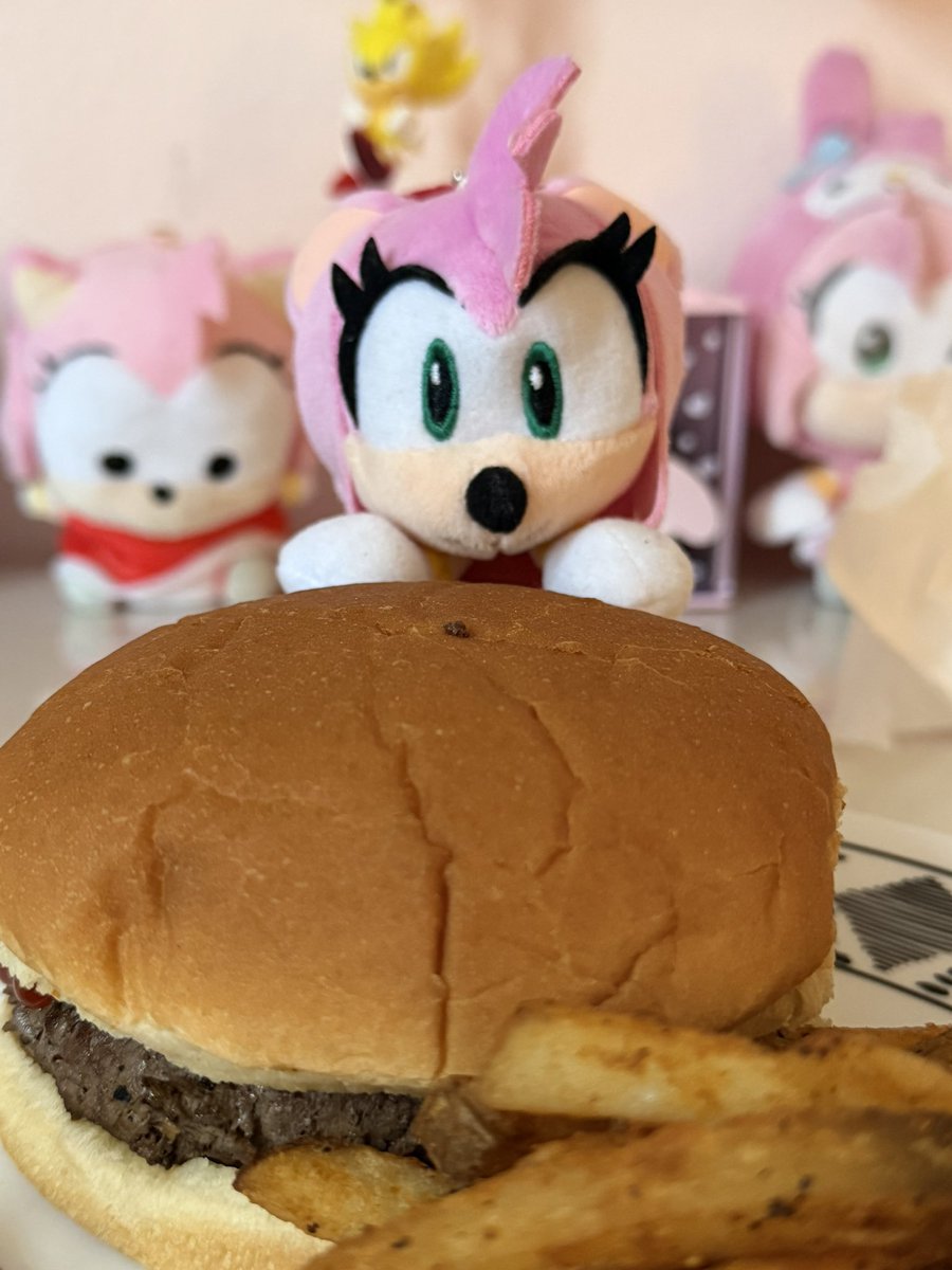 Scribble356's tweet photo. Burger #amyrose #sonicthehegdehog https://t.co/lEMOcNX9Iz