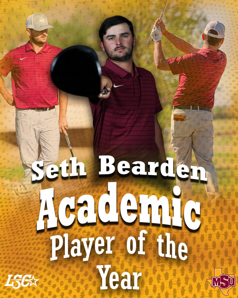MSUMustangs's tweet photo. ⛳️ ALL-CONFERENCE

Seth Bearden earns All-LSC First Team Honors for the third straight season. Bearden was also named LSC Academic Player of the Year, marking the second team Bearden has been named to the All-Academic Team.

#StangGang https://t.co/d7xxVd1UqA