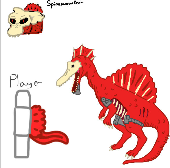 Endysmongw's tweet image. The Spinosaurus Fruit Concept Art!

@BloxFruits  #BloxFruits #Spino #Fruit #Concept

If you need the specifics dm me