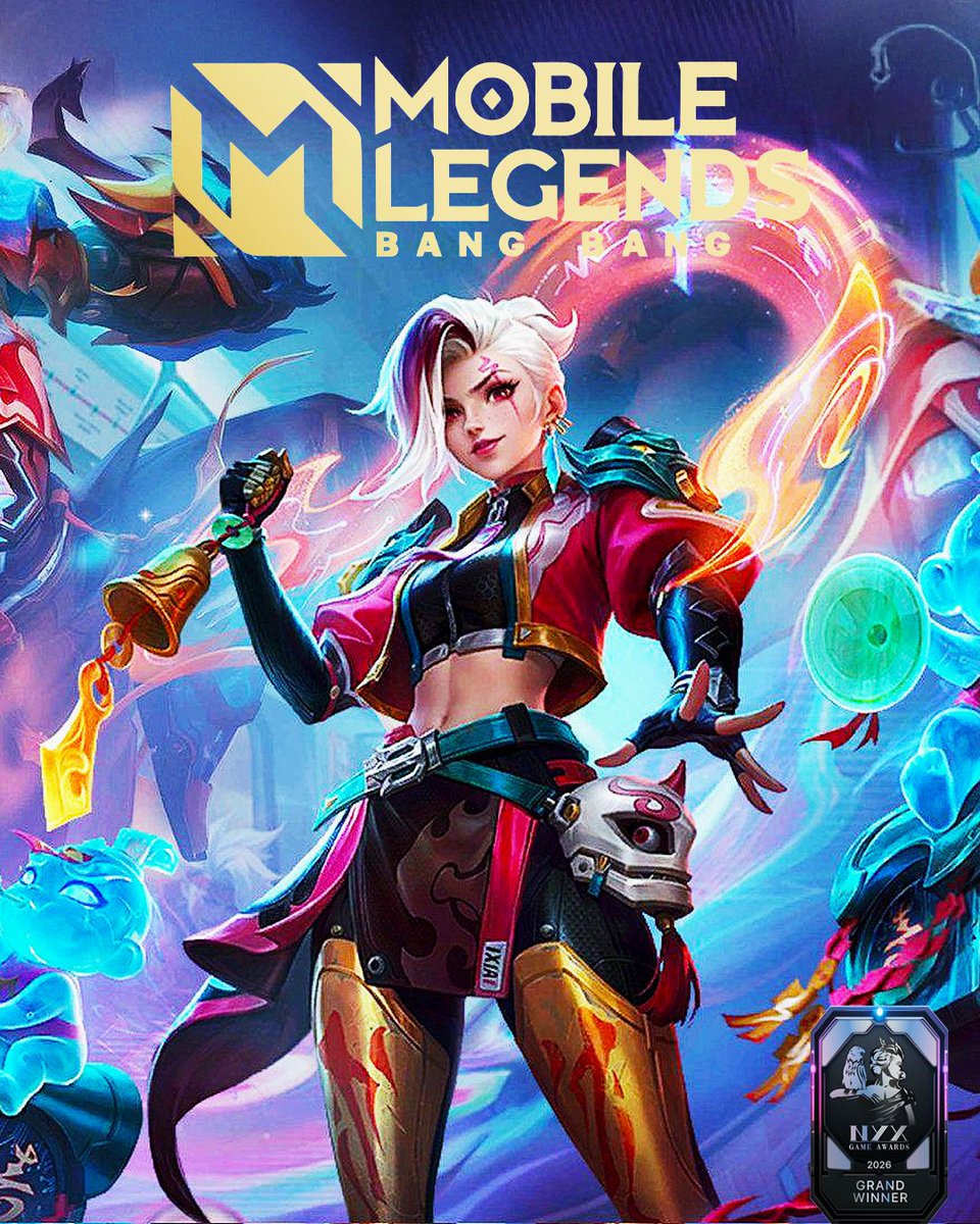 nyxgameawards's tweet image. 𝟐𝟎𝟐𝟔 𝐖𝐢𝐧𝐧𝐞𝐫 𝐇𝐢𝐠𝐡𝐥𝐢𝐠𝐡𝐭 🎮

Mobile Legends: Bang Bang by Shanghai Moonton Technology
Winner's Page: tinyurl.com/mx2rt9bu
🔗 Link in bio for details

#NYXGameAwards #GameAwards #MobileGaming #GameAudio #AudioDesign #SoundDesign #GameSoundtrack #ImmersiveAudio