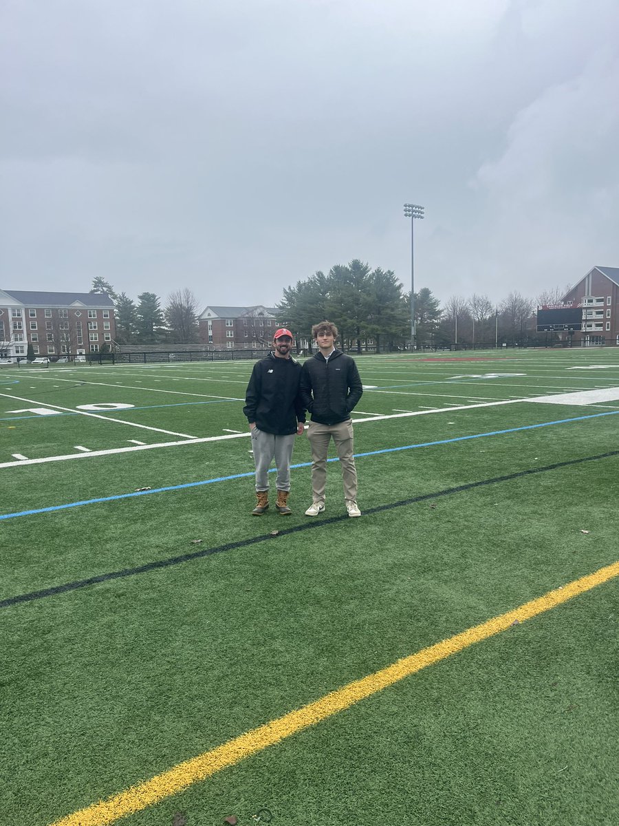 meyer_etha5361's tweet photo. Had an amazing visit at @Bates_Football today. Thank you @coachbjohnson15 for having me. Can’t wait to get back on campus soon!

@Cats_CoachCoyne @Coach_Suta @AlecBrownFB @CoachWatrous @CoachRadulski @coachwehrhahn https://t.co/RBaD0fxIVw
