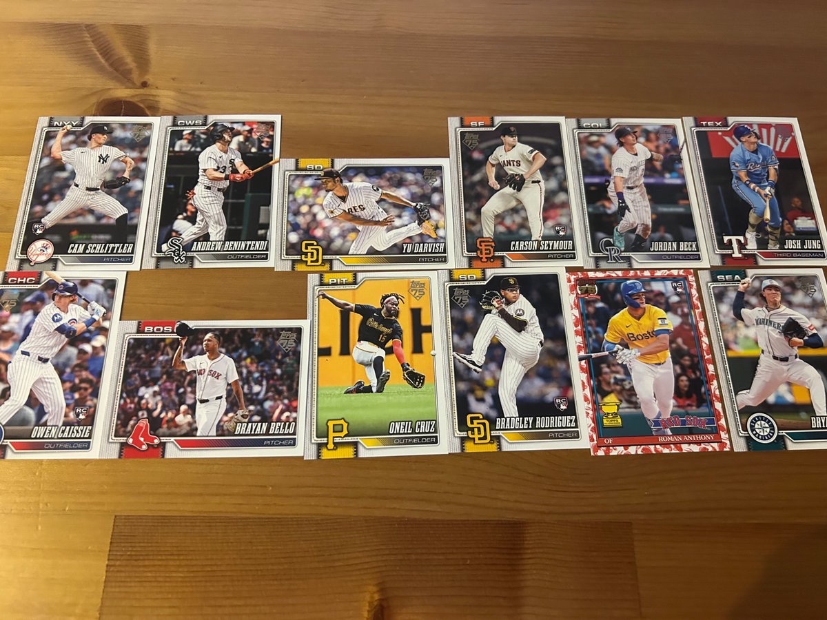 card5117's tweet image. 2026 Topps Series 1 Baseball - Japan Edition #2
ロマン・アンソニーの鯉パラ🐟
#Topps #Japan Edition