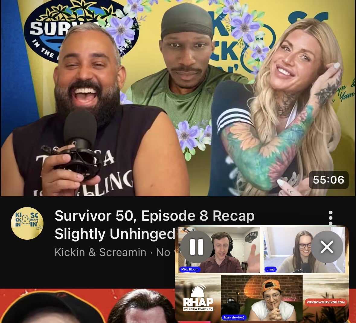 smh11_01's tweet image. Eating good today! Izzy on #RHAP with Mike Bloom and Liana and Q is on Carolyn and Yam Yam’s! #survivor50