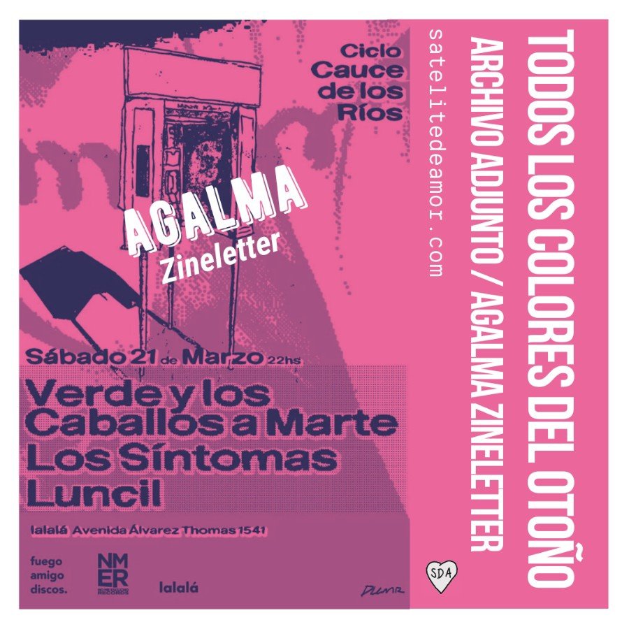 satelitedeamor's tweet photo. Inauguramos Archivo Adjunto , el espacio donde Agalma Zineletter se expande en Satélite de Amor: una extensión del newsletter y un cruce entre medios para seguir contando lo que nos mueve.
Claudio Kobelt

Leelo en https://t.co/bpCRELoSvC

_Y suscribite a Agalma Zineletter https://t.co/SlgmGhAIhL