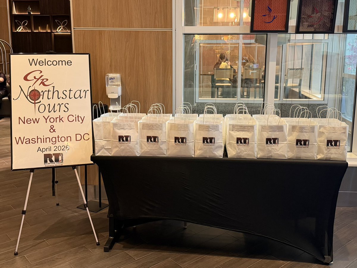 Receptive_Tours's tweet photo. Cyr Northstar Tours made a one-night stop in New York City, soaking in the energy of the Big Apple on their way to Washington DC.

This morning, the adventure kicks into high gear as they hit the road again, heading straight for the nation’s capital! https://t.co/pBcqAs37cA