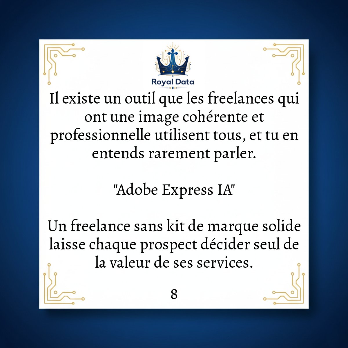 royaldata_'s tweet image. #outils #freelance #ia #pro #design