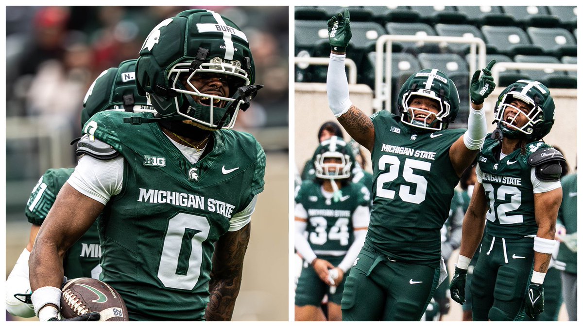 MSU_Football's tweet photo. SPARTAN NATION!🔋 https://t.co/jb0xl9WPp8