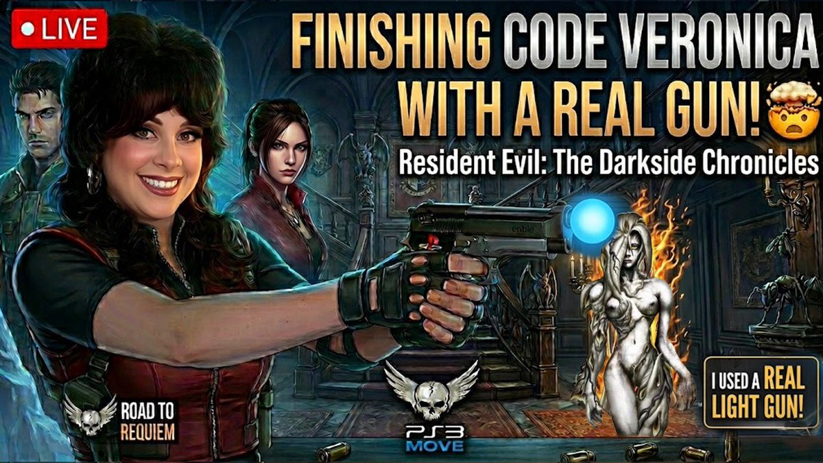 AuroraArmlet's tweet photo. 🔴 LIVE NOW

Join me for Resident Evil Darkside Chronicles with a LIGHT GUN!🔫

🟣Twitch: https://t.co/nYd6ZUXw4w
🔴YouTube: https://t.co/qIKLAeNI8o
🟢Kick: https://t.co/0iEPxPOqzZ

Don’t be shy, stop by and say hi! 😎
@REBHPortal 

#ResidentEvil #HorrorGaming #RE0 #PS3 #Rebh #umbrella