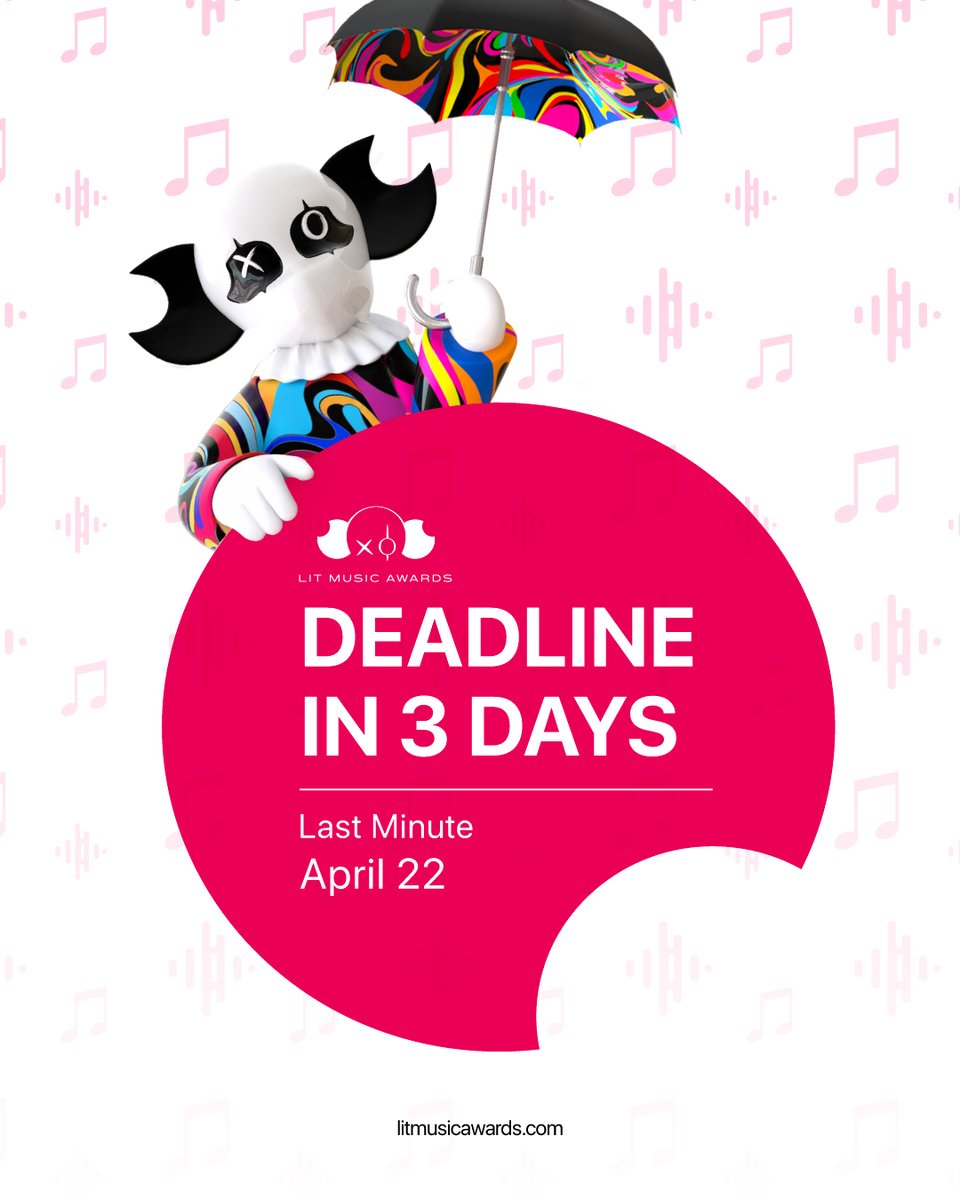 litmusicawards's tweet image. All music and track entries submitted before the deadline will be considered for this season’s results, offering your work the opportunity to stand among the next wave of recognized musical talent.
Enter today: litmusicawards.com

#LIT #LITAwards #LITMusicAwards #awards