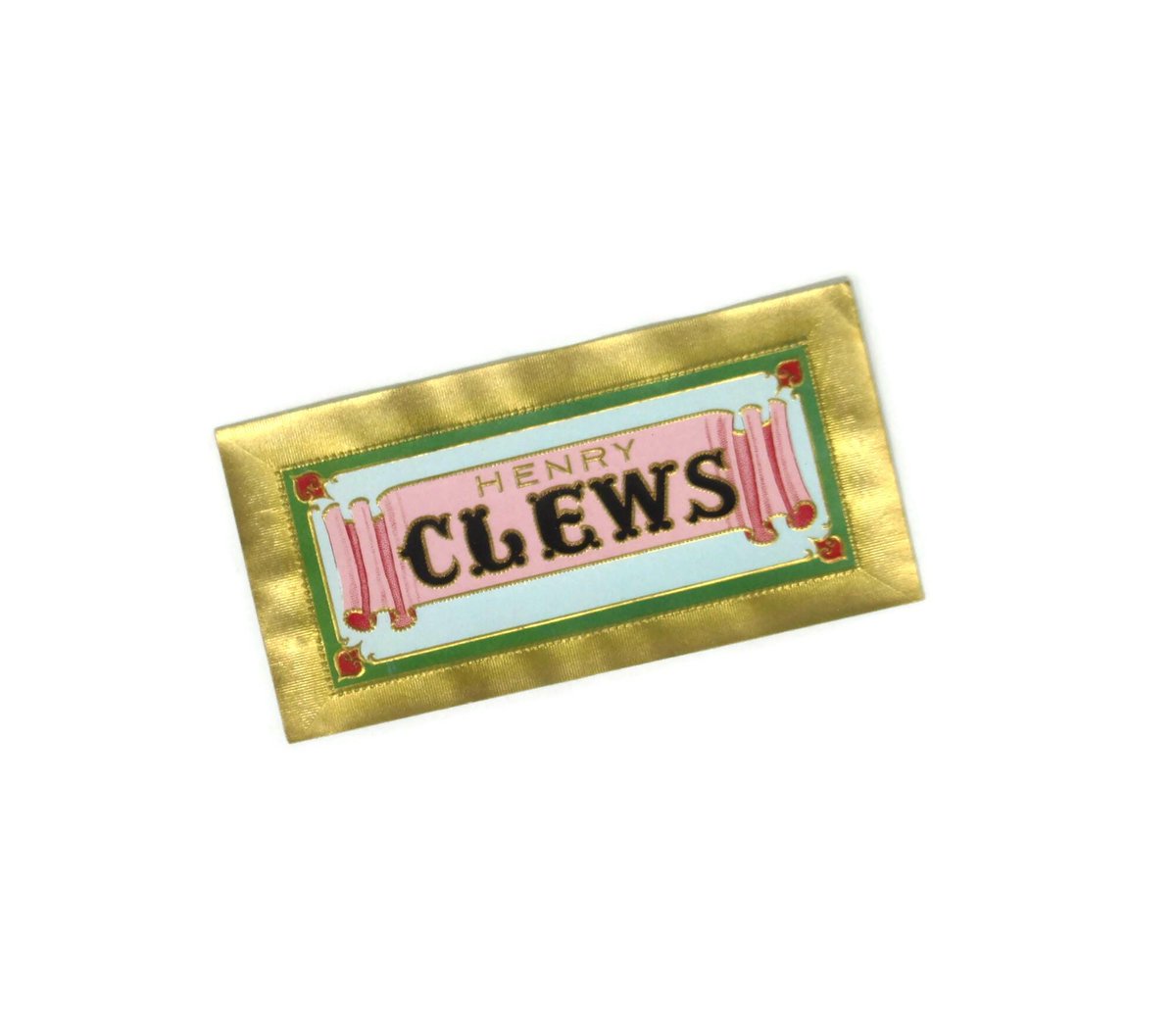 antiquelove22's tweet image. Vintage Embossed Henry Clews Brand Cigar Box Label Featuring Shiny Gold Border Use in Junk Journals, Decoupage Scrapbook Ephemera Tobacciana tuppu.net/3be3bdd5 #vintage #etsyseller #Etsy #ScrapbookSupplies