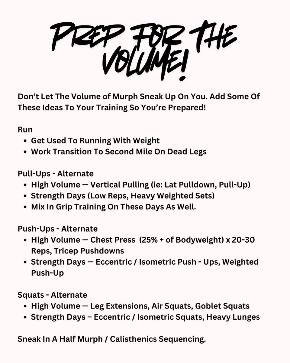 edoptraining's tweet image. #Murph Is Coming Up. Make Sure You Prepare! 

#MemorialDay #Murph

#EDOPtraining 🇺🇸 🗡️