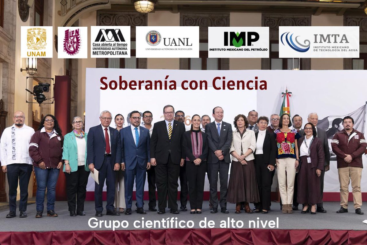 LA SOBERANÍA ENERGÉTICA NO ES SOLO UN DISCURSO, ES LA LIBERTAD DE DECIDIR NUESTRO FUTURO. 🇲🇽🔋

Esta semana, México da un paso más hacia su autonomía. La Presidenta <a href="/Claudiashein/">Claudia Sheinbaum Pardo</a> ha convocado a los mejores científicos de nuestra nación —expertos de la <a href="/UNAM_MX/">UNAM</a>, <a href="/lauammx/">UAM</a>, <a href="/IPN_MX/">IPN</a>,