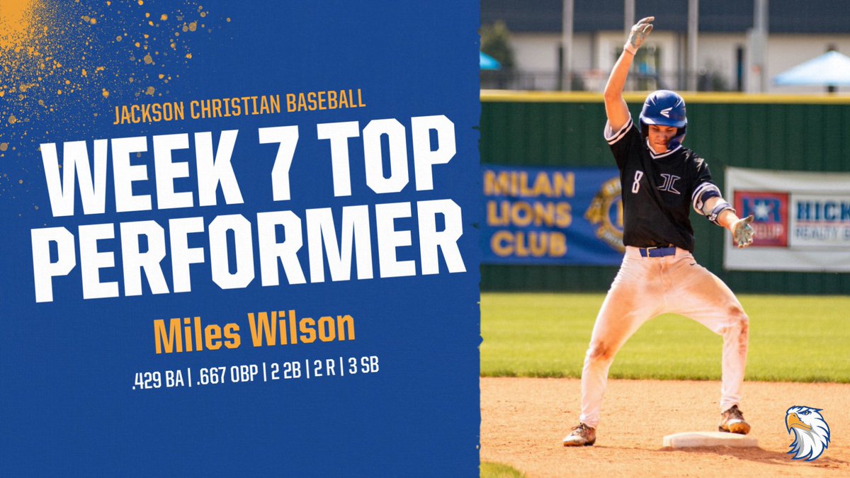 Jackson Christian Baseball tweet media
