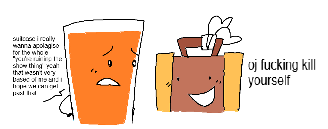 ThereMob's tweet image. the very not holding grudge suitcase #osc #Inanimateinsanity